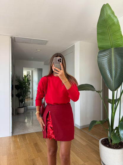 تنورة احمر - KP6019