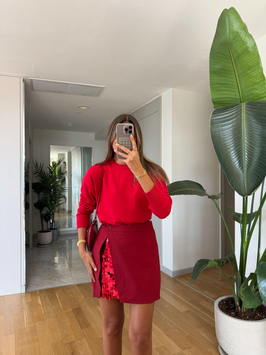 تنورة احمر - KP6019