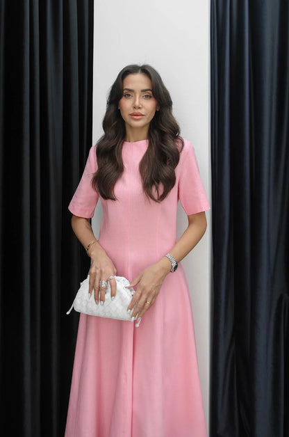 فستان زهري - KP2157