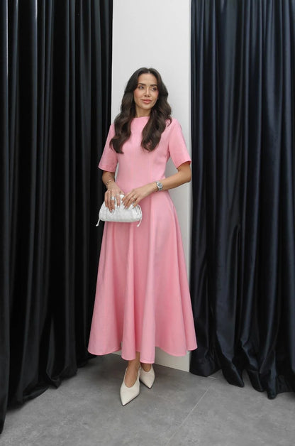 فستان زهري - KP2157