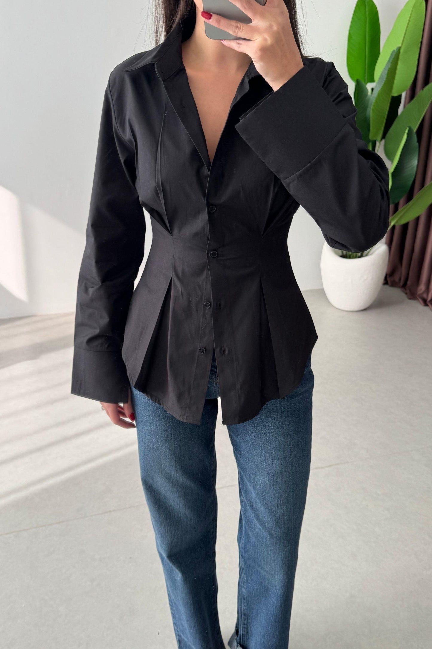 قميص اسود - KP4216