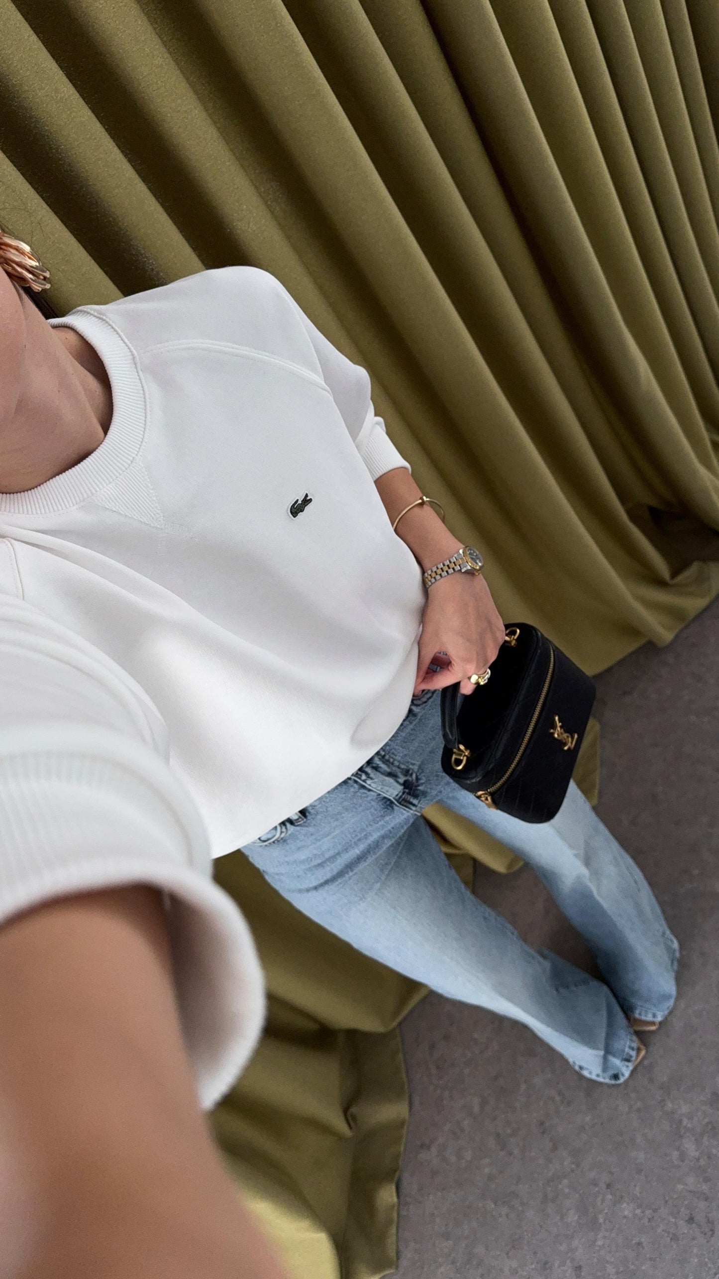 بلوزة لاكوست ابيض - KP4259