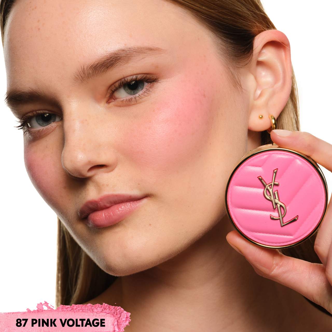 YSL Make Me Blush Powder Blush 87 PINK VOLTAGE - KB