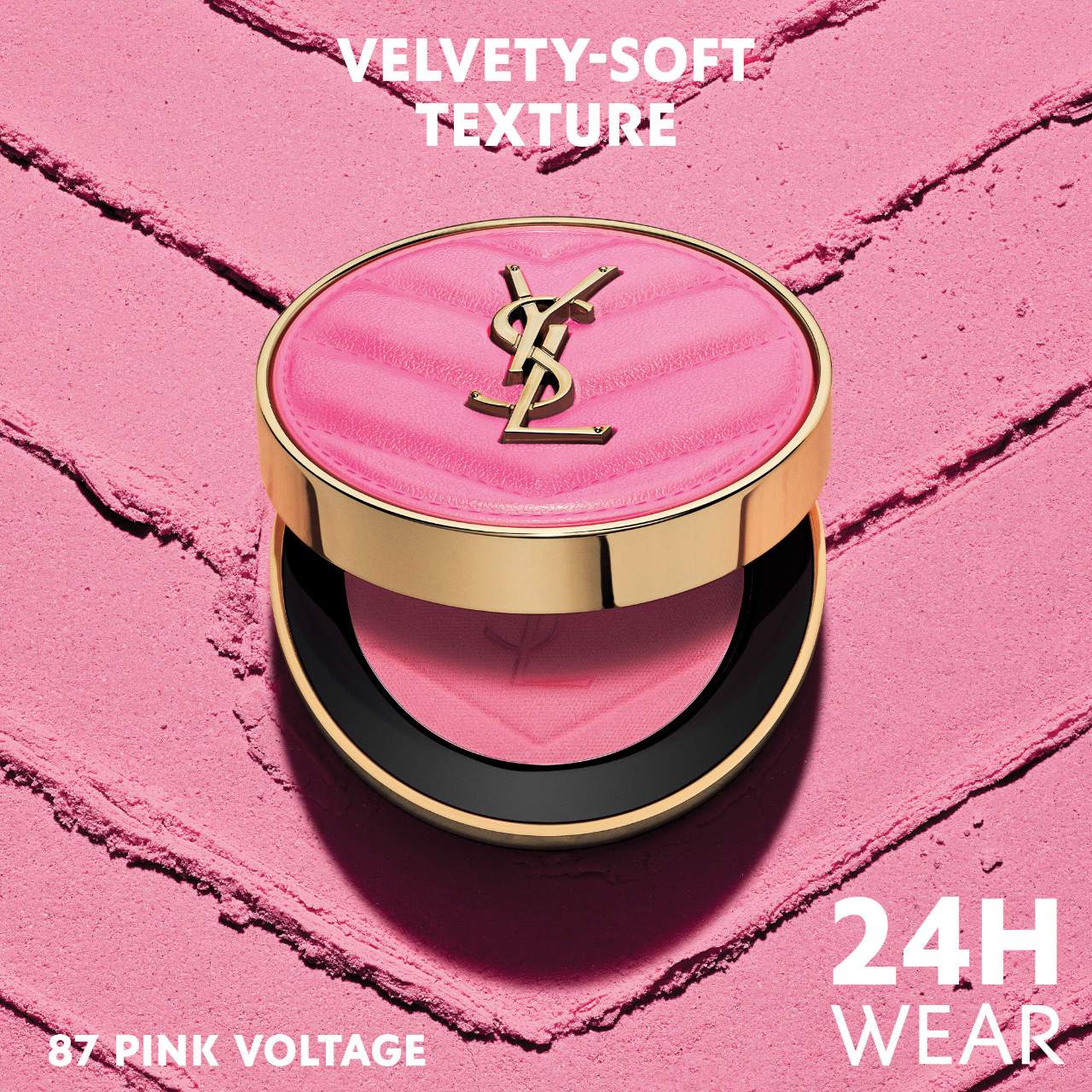 YSL Make Me Blush Powder Blush 87 PINK VOLTAGE - KB