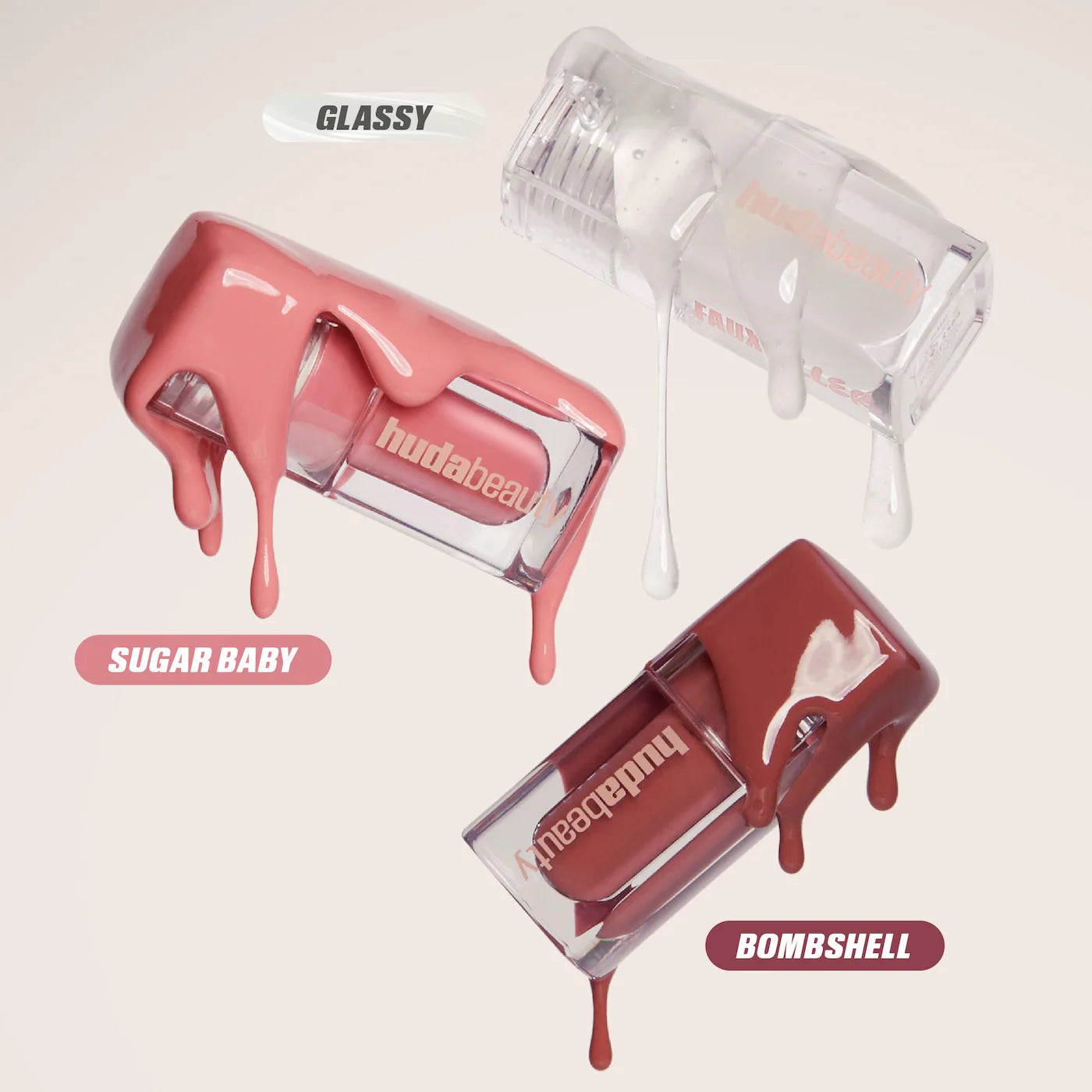 Huda Beauty Mini Glossiest Lip Gloss Set - KB