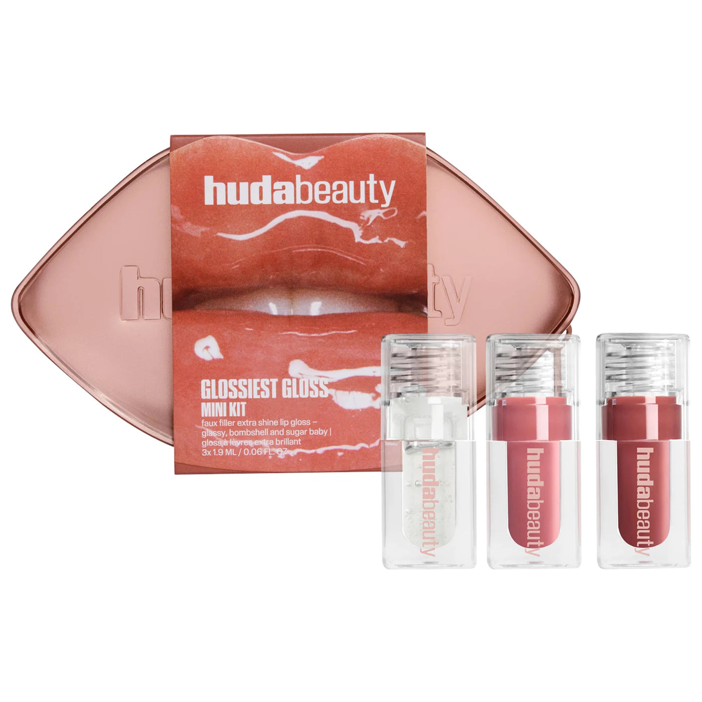 Huda Beauty Mini Glossiest Lip Gloss Set - KB