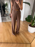 طقم بني Massimo Dutti - KP1253