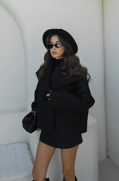 جكيت اسود - KP7108