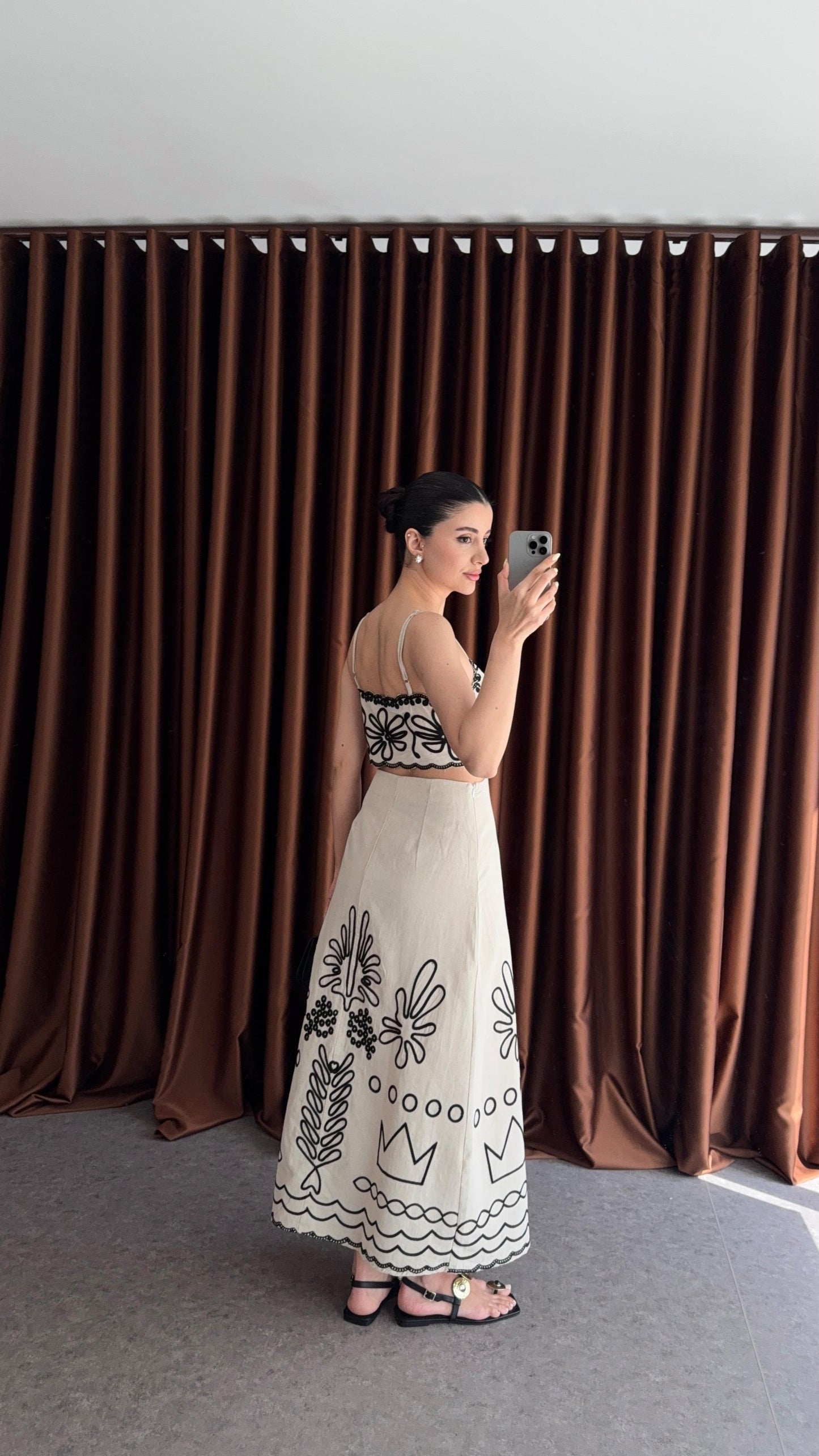 فستان بيج - KP2143