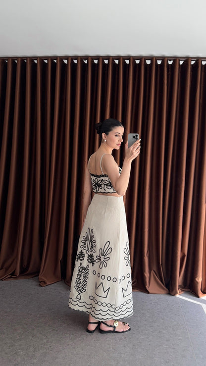فستان بيج - KP2143
