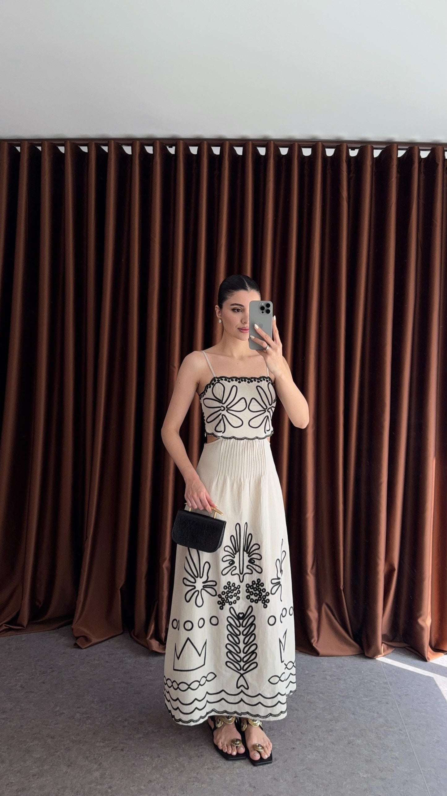 فستان بيج - KP2143