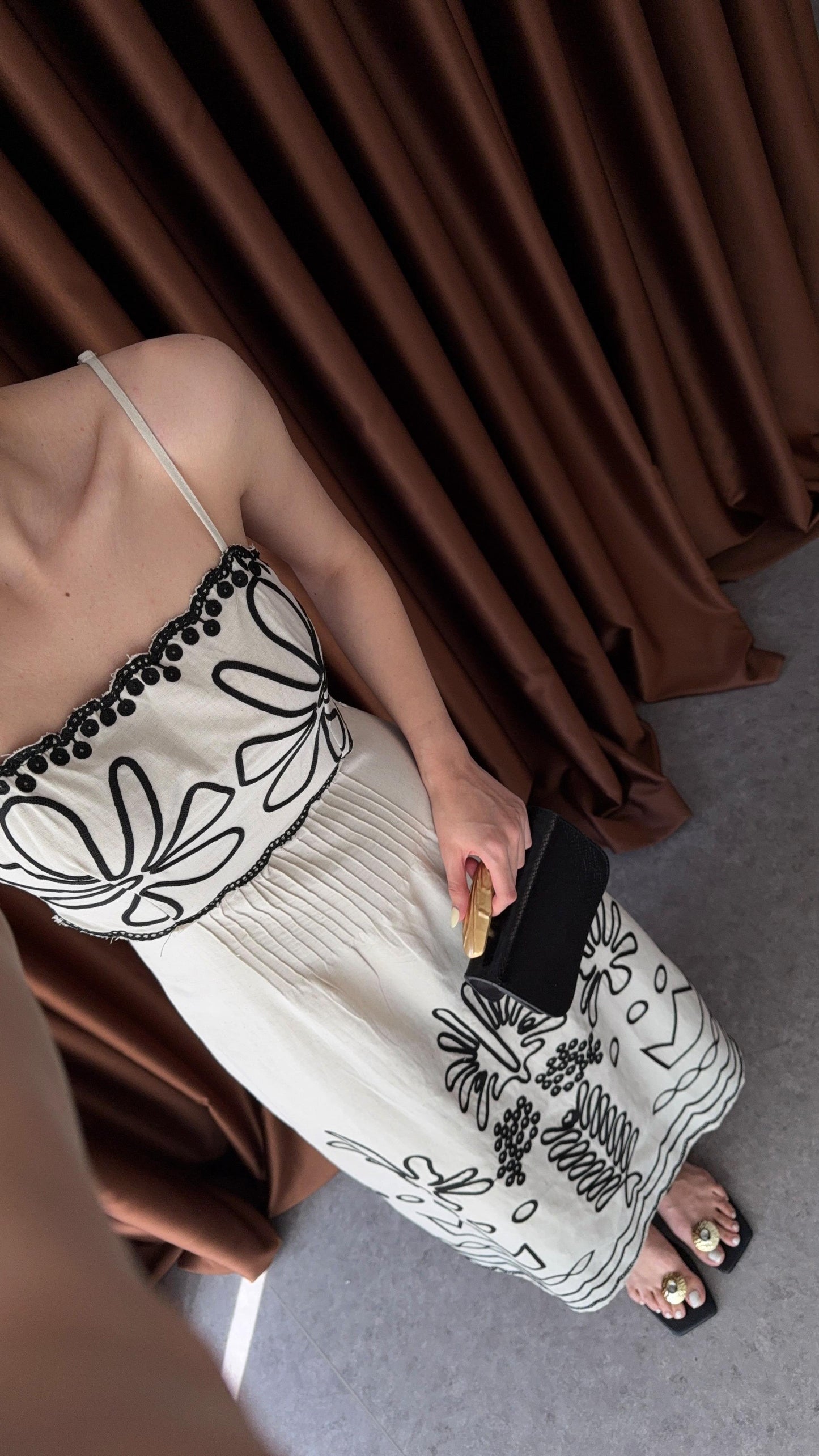 فستان بيج - KP2143