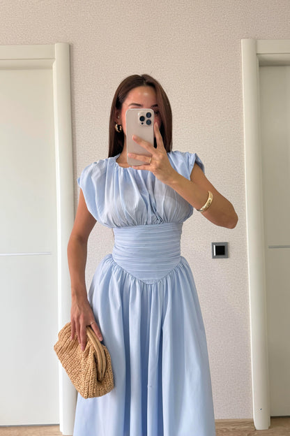 فستان ازرق - KP2177