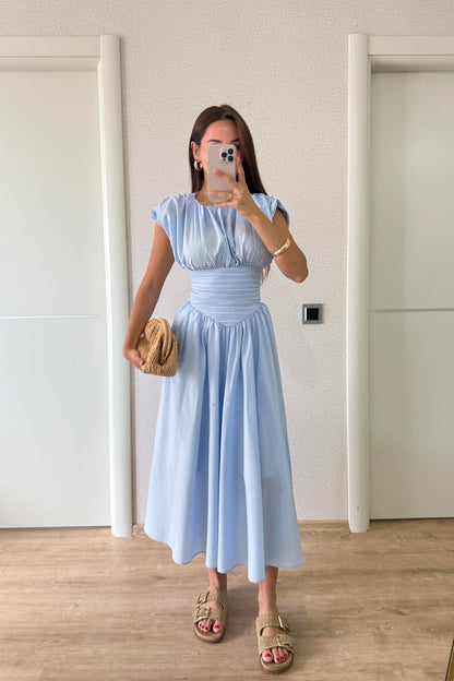 فستان ازرق - KP2177