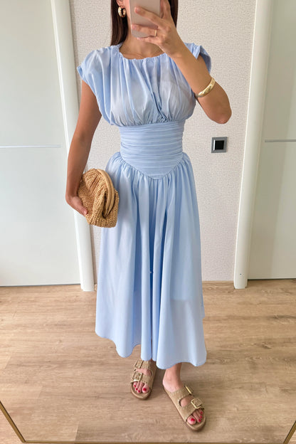 فستان ازرق - KP2177