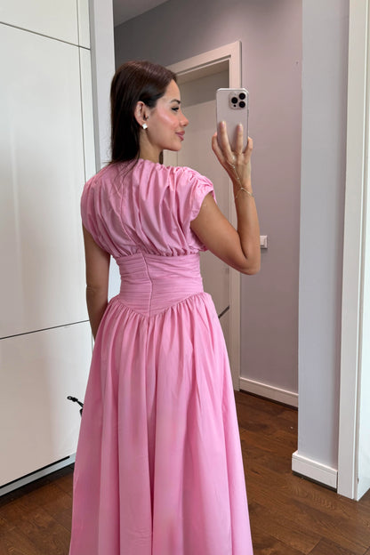 فستان زهري - KP2177