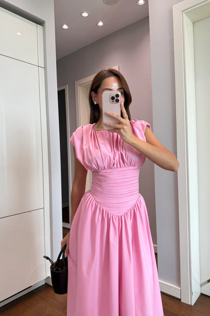 فستان زهري - KP2177