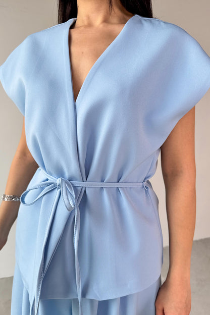 طقم كيمونو ازرق - KP1190