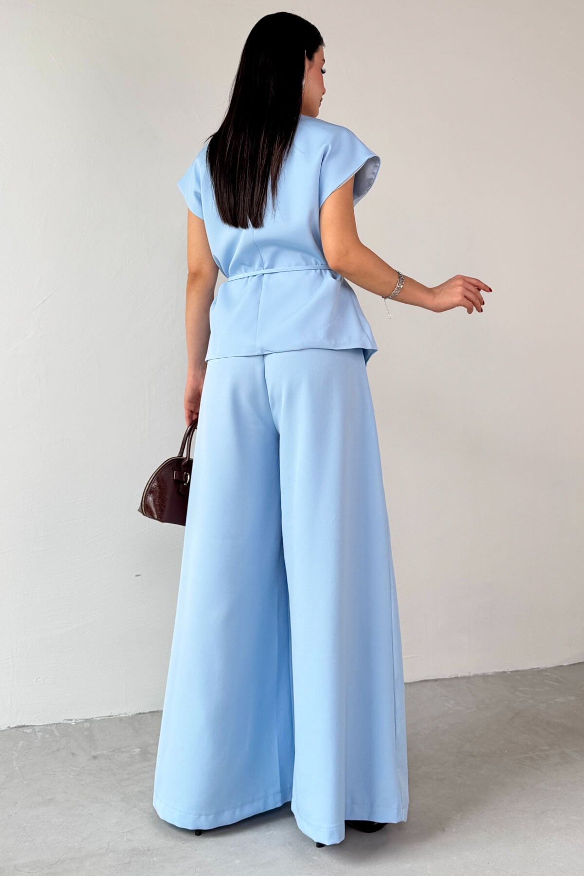 طقم كيمونو ازرق - KP1190