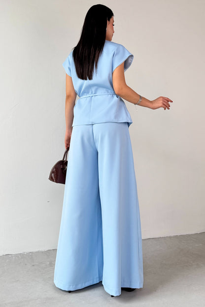 طقم كيمونو ازرق - KP1190