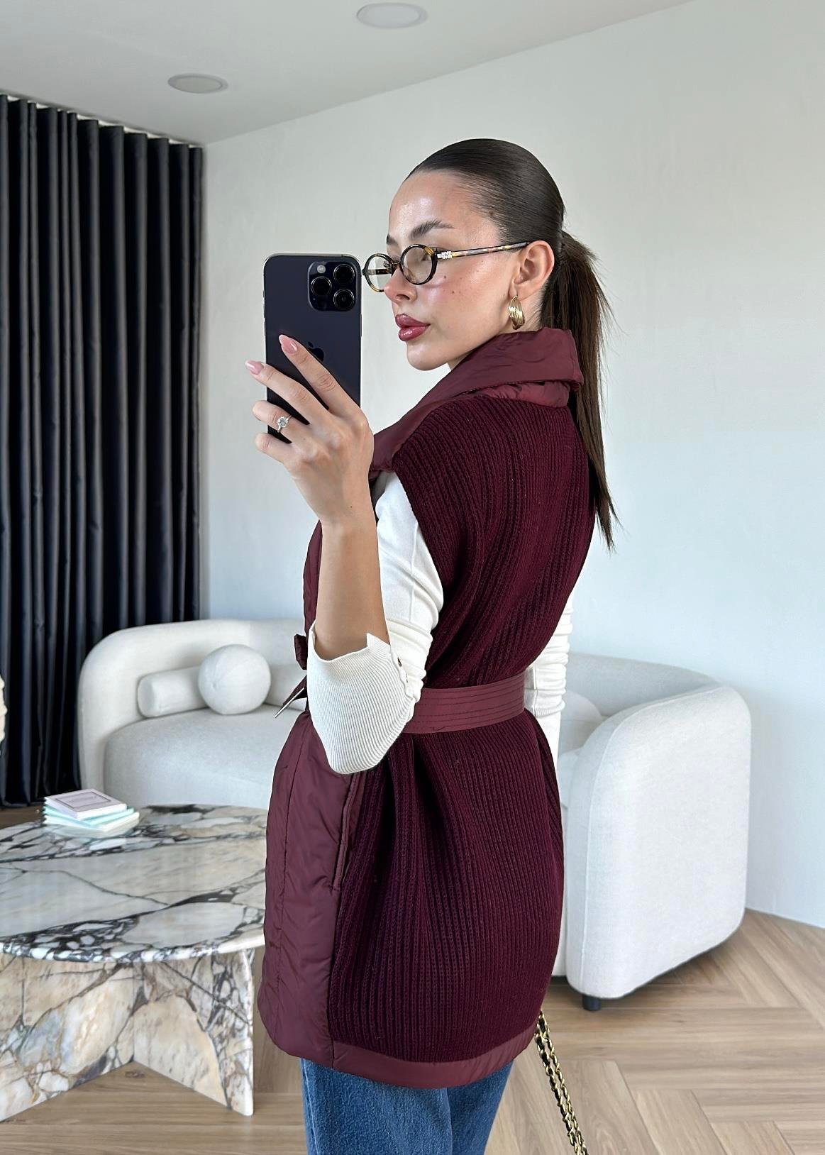 ڤيست خمري بحزام - KP7098