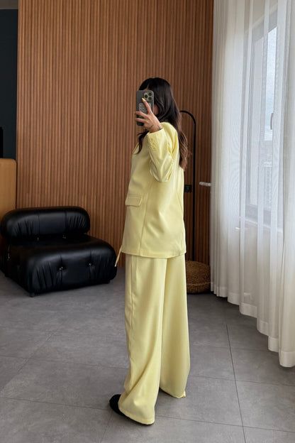 طقم رسمي اصفر - KP1255