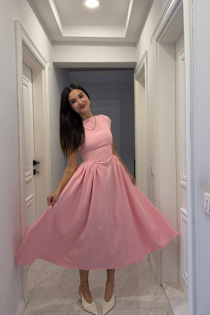 فستان زهري - KP2188