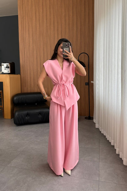 طقم كيمونو زهري - KP1190