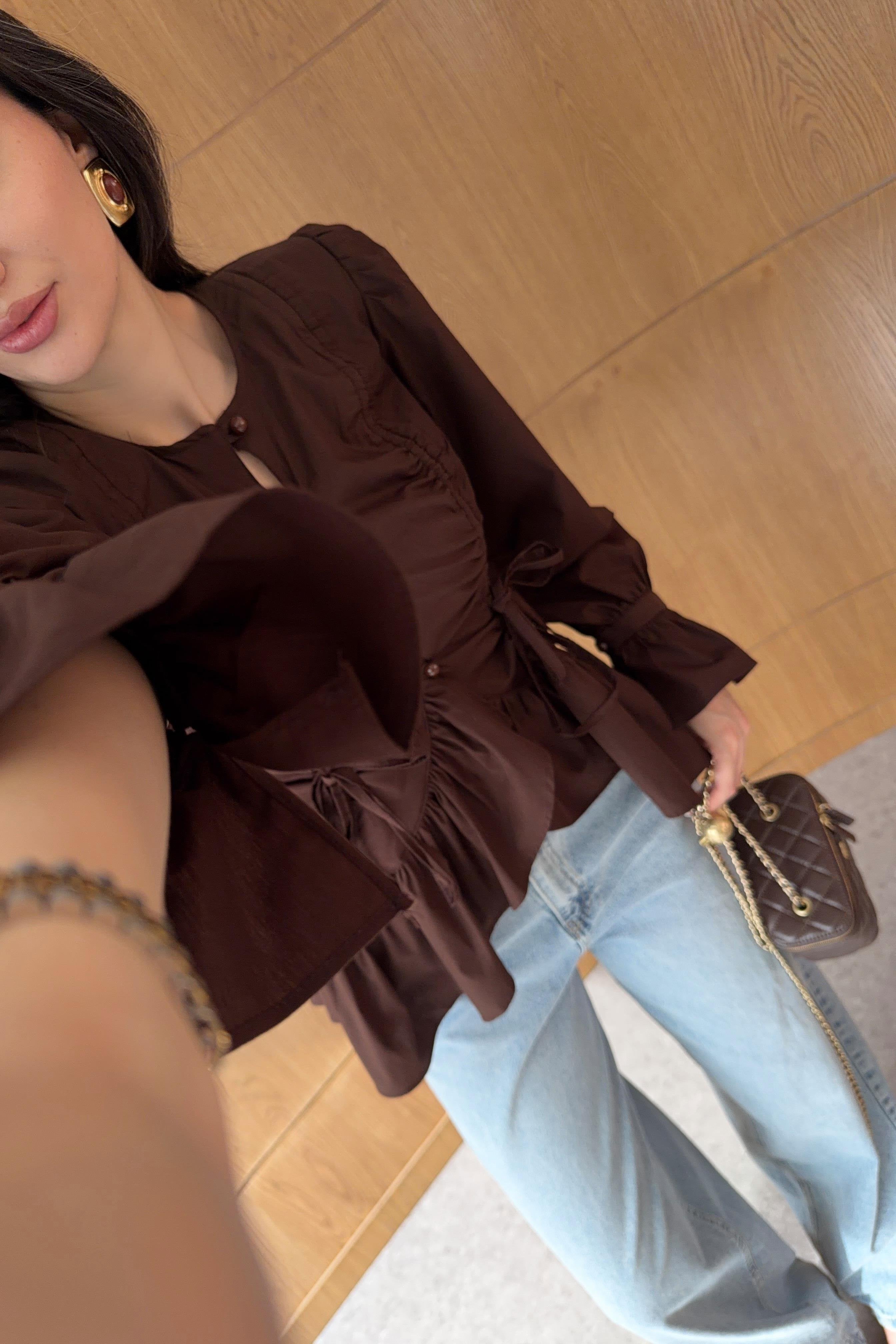 قميص بني - KP4485