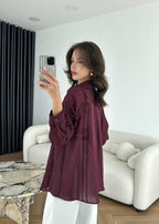 قميص خمري - KP4462