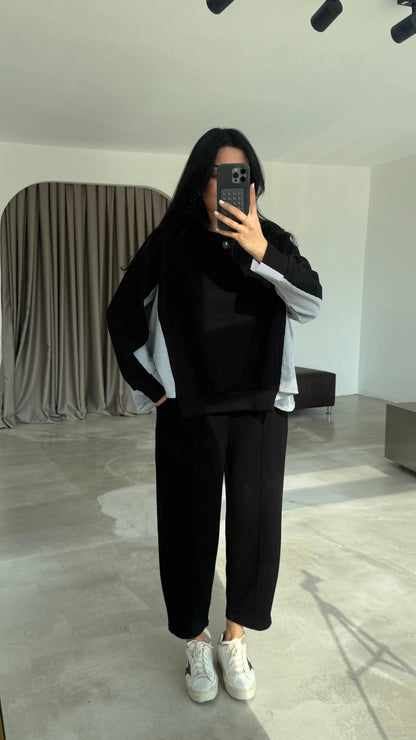 طقم عملي اسود - KP1444