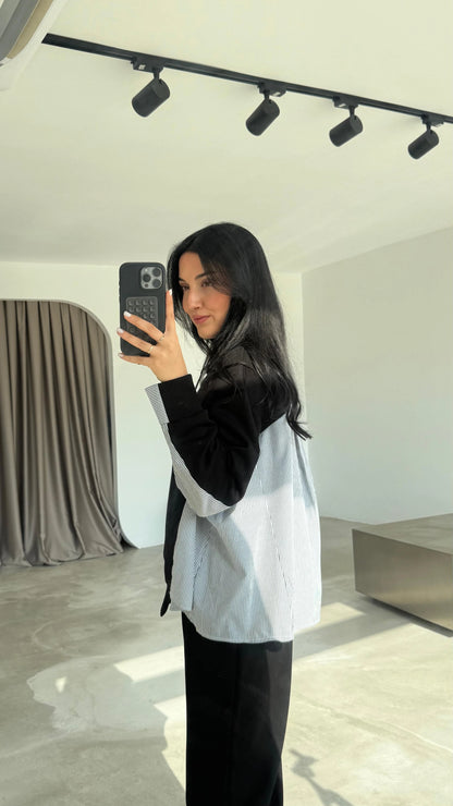 طقم عملي اسود - KP1444