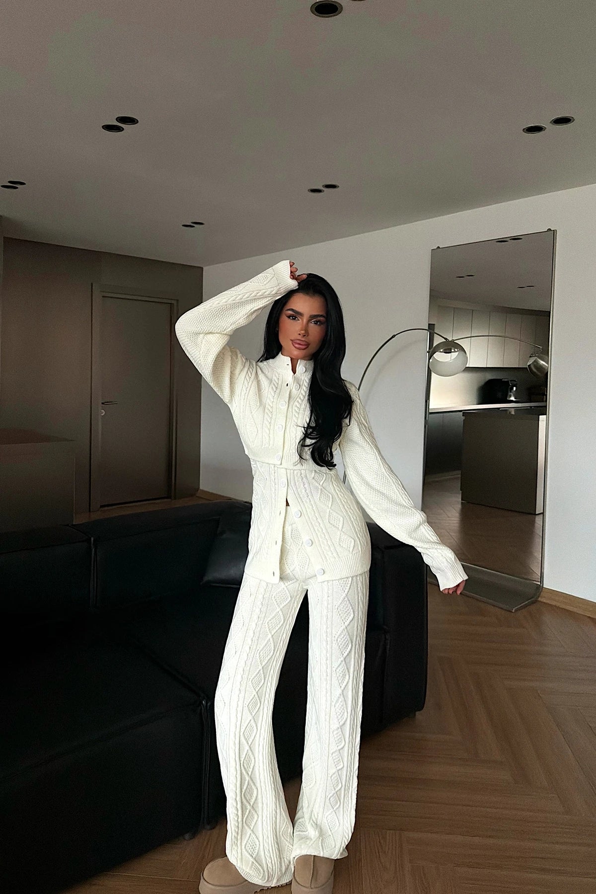 طقم 3 قطع مجدل ابيض - KP1497