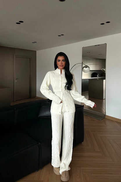 طقم 3 قطع مجدل ابيض - KP1497