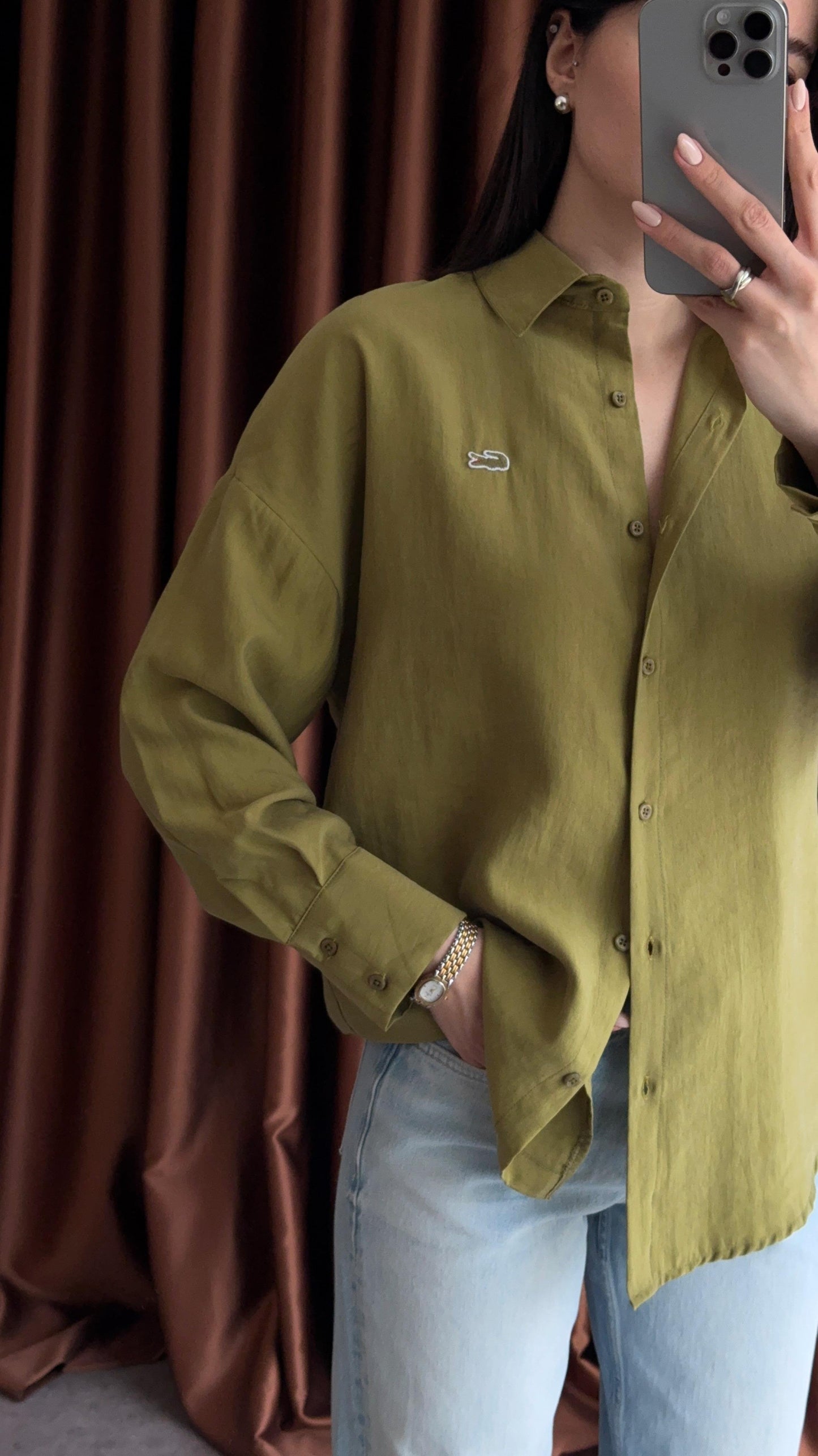 قميص لاكوست اخضر - KP4180