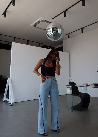 بنطلون جينز فاتح - KP5051