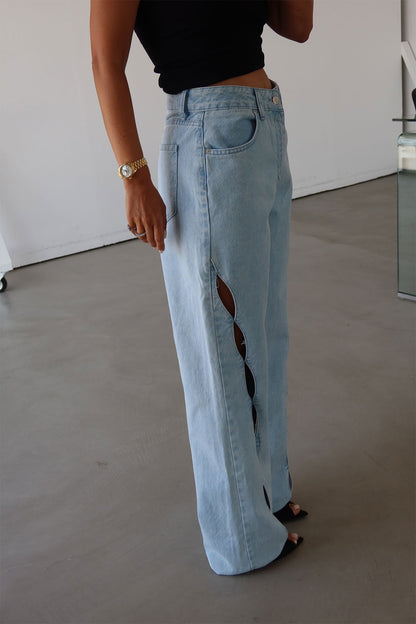 بنطلون جينز فاتح - KP5051