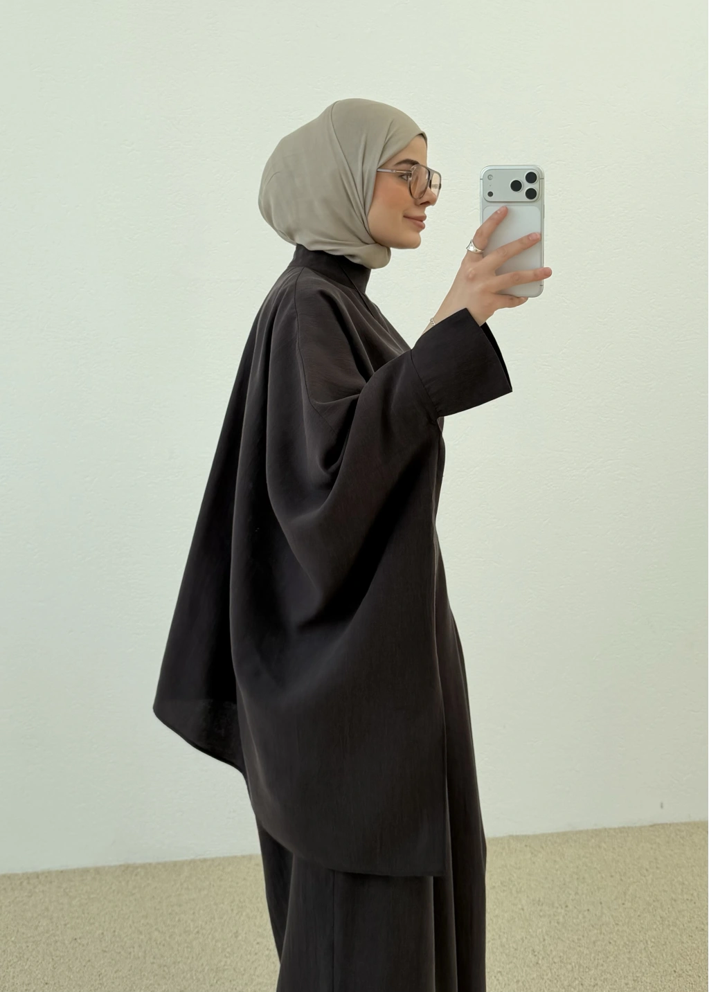 طقم فلو بني - KP1658