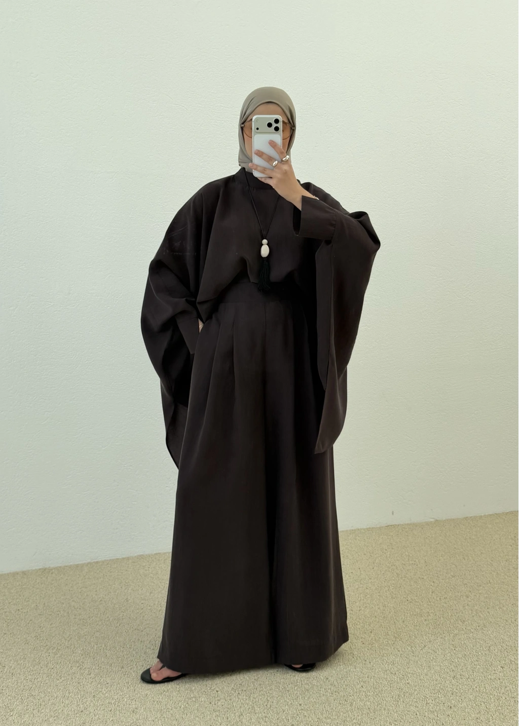 طقم فلو بني - KP1658