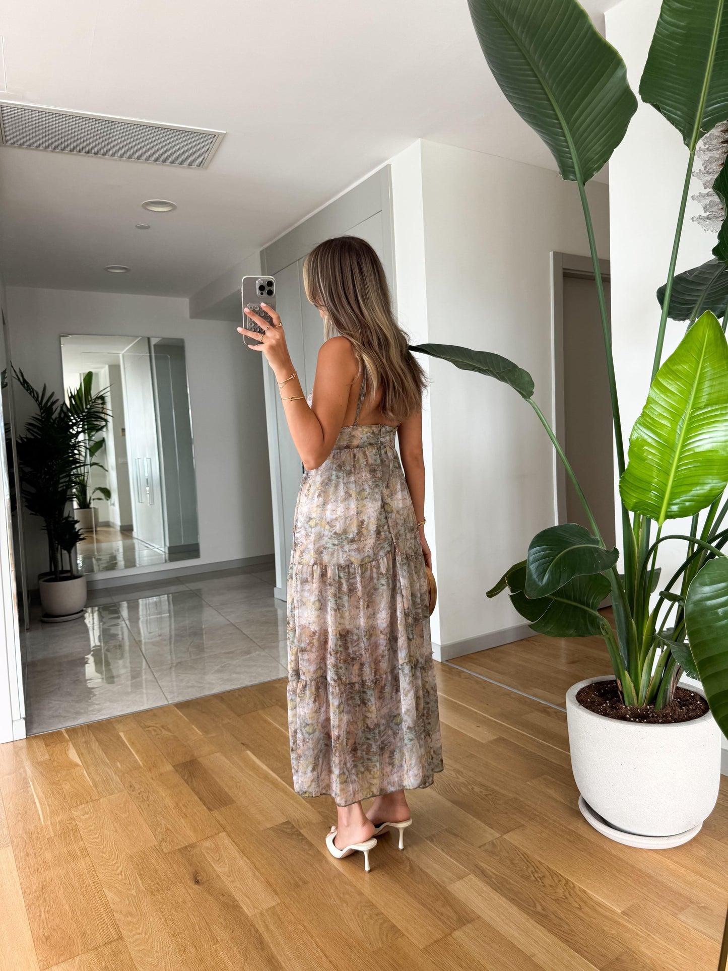 فستان شيفون ملون - KP2162