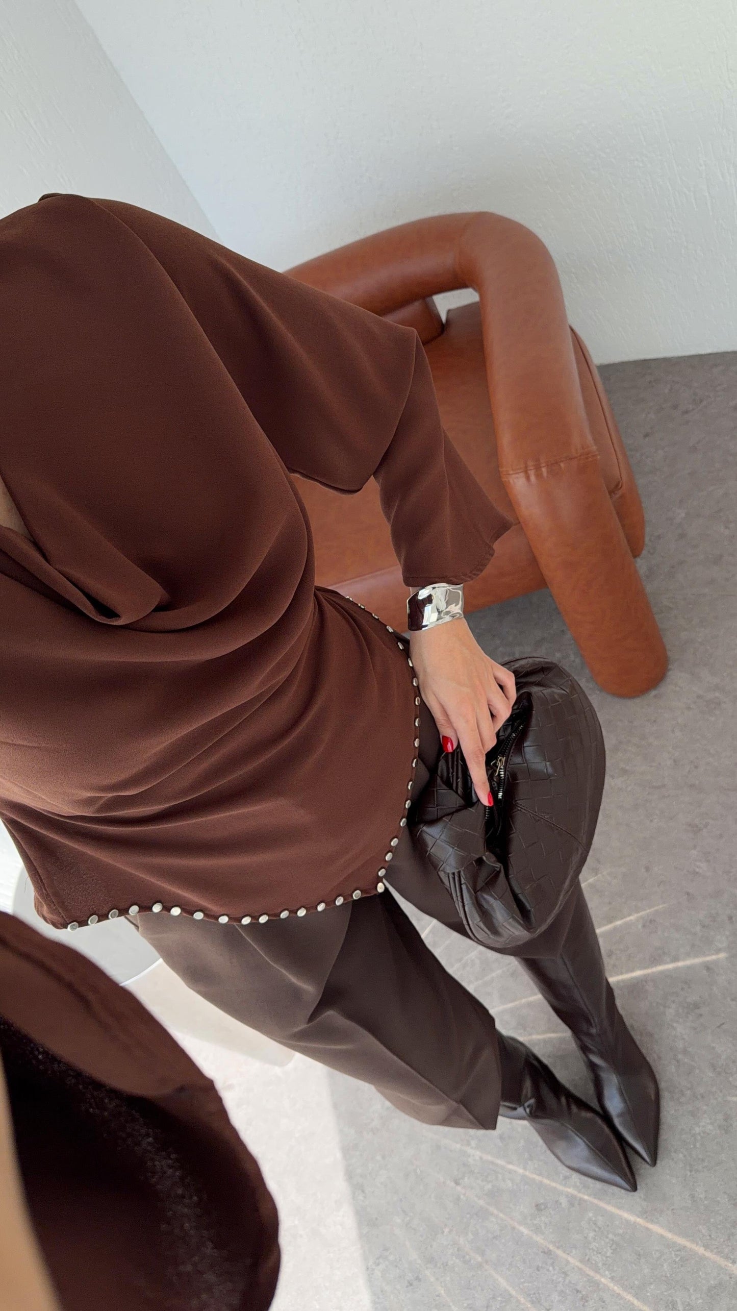 بلوزة بني - KP4284