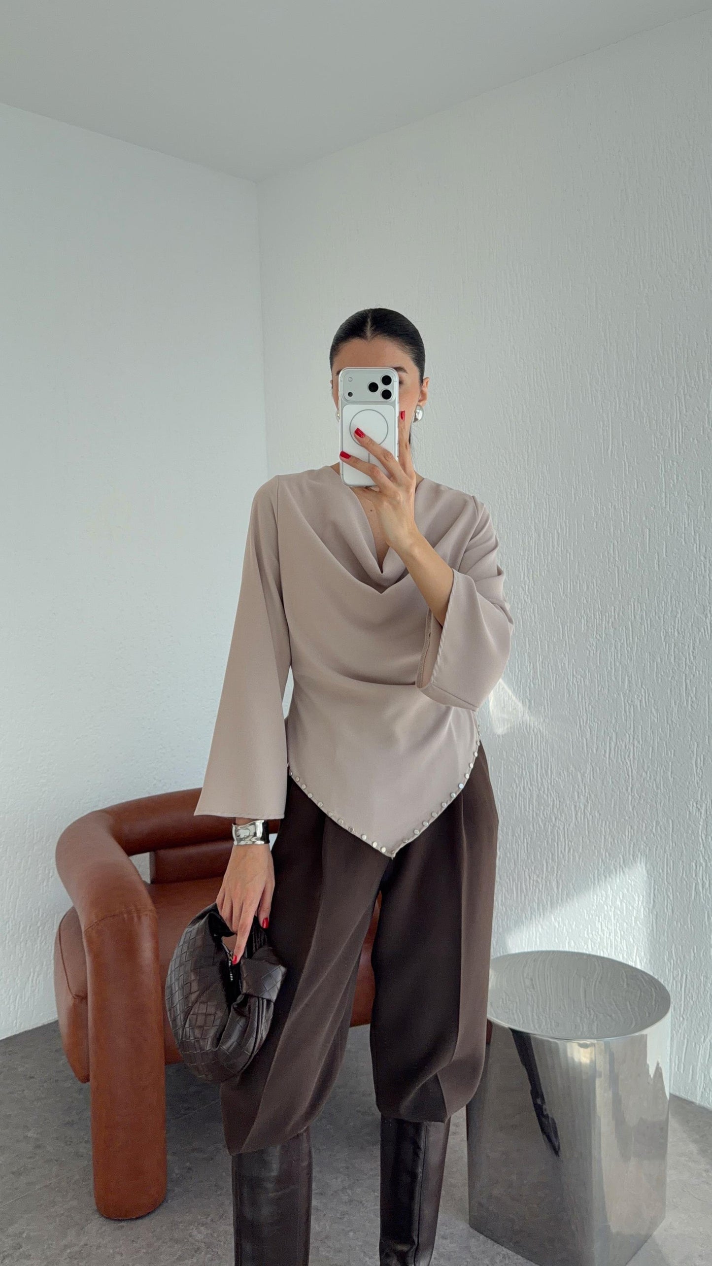 بلوزة بيج - KP4284