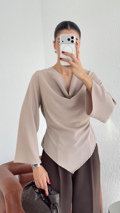 بلوزة بيج - KP4284