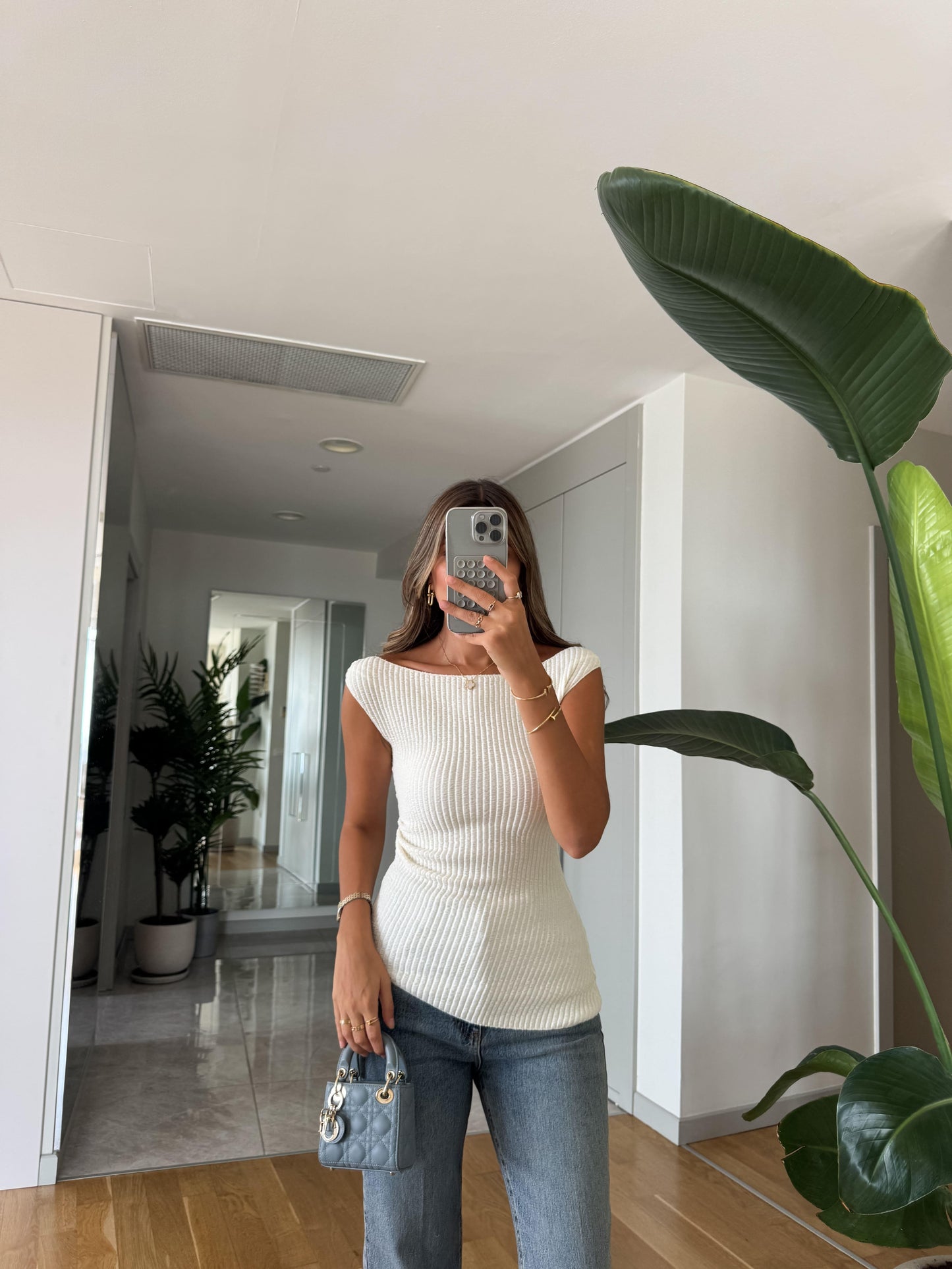 بلوزة ابيض Zara - KP4265