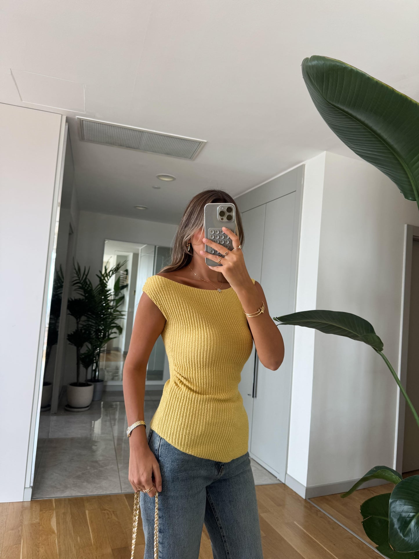 بلوزة اصفر Zara - KP4265