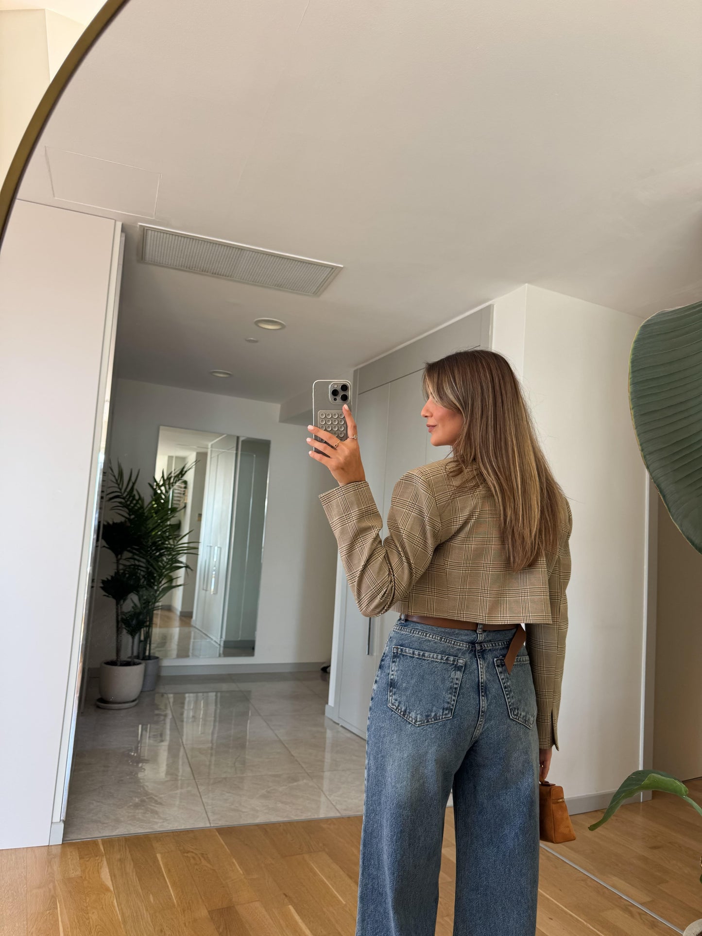 بليزر قصير كاروهات - KP7084