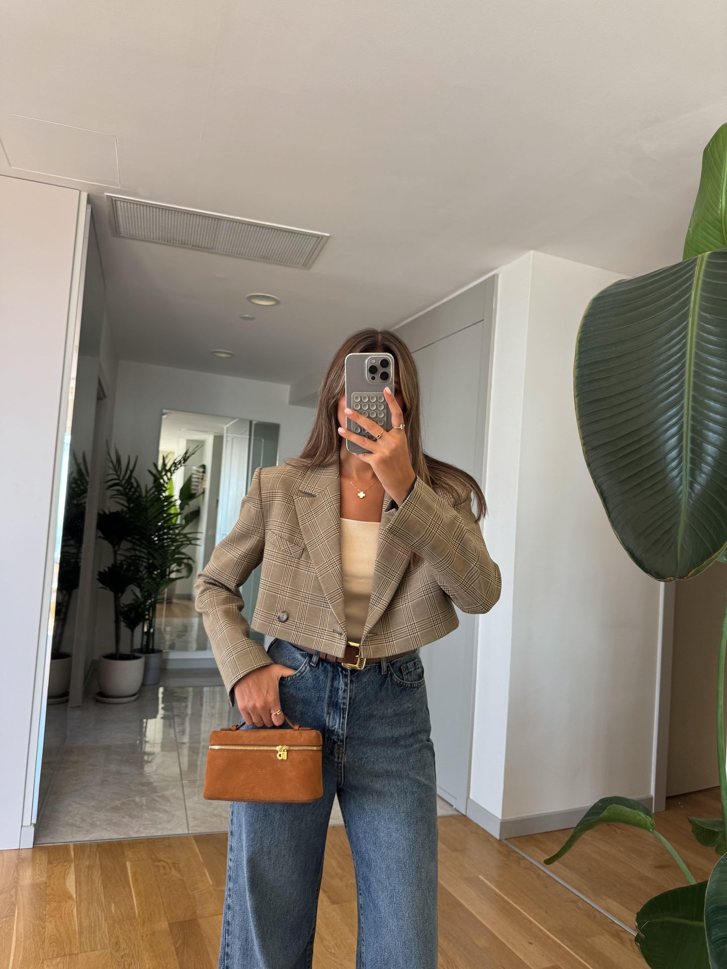 بليزر قصير كاروهات - KP7084